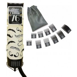 Oster 76 Mustache Professional Hair Clipper Limited Edition + 10 PC Comb Set