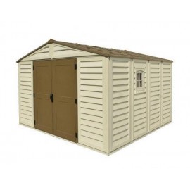 DuraMax 10.5’x13′ Woodbridge Plus Vinyl Shed with Foundation