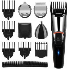 NAVANINO Trimmer Mens Barber Electric Waterproof 5 On 1.5 Heads Dual