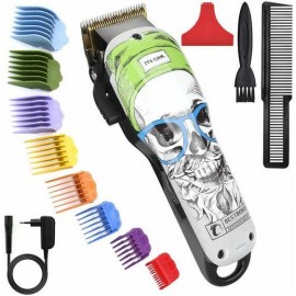 Trimmer Mens Machine 2 Speed Bestbomg 8 Combs Guides Rechargeable Battery