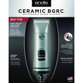 Andis Ceramic BGRC Detachable Blade Silver Hair Clipper # 63965 NEW