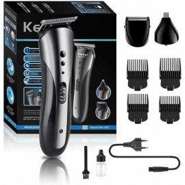 Nakeey 3 IN 1 Trimmer Professional Trimmer Of Beard, Painless Of Nose And Ear