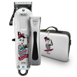 Wahl Barber Life Combo Cordless Super Taper clipper, Beret Trimmer & Tool Case